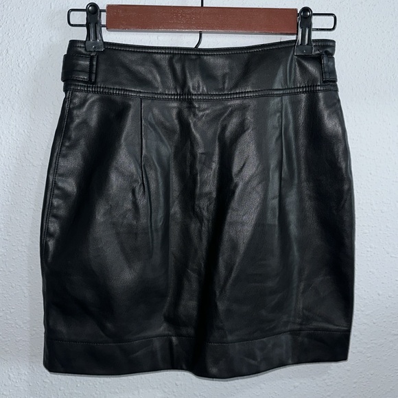 Urban Outfitters vegan leather mini skirt. Size small. - Picture 5 of 6